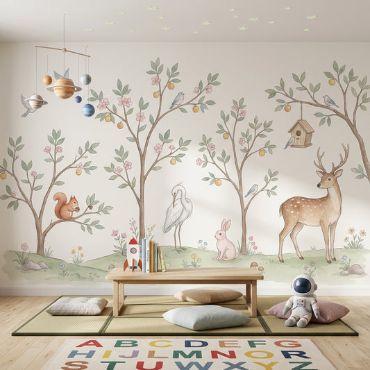 White Background Wallpaper Ivory Cream Wall Mural