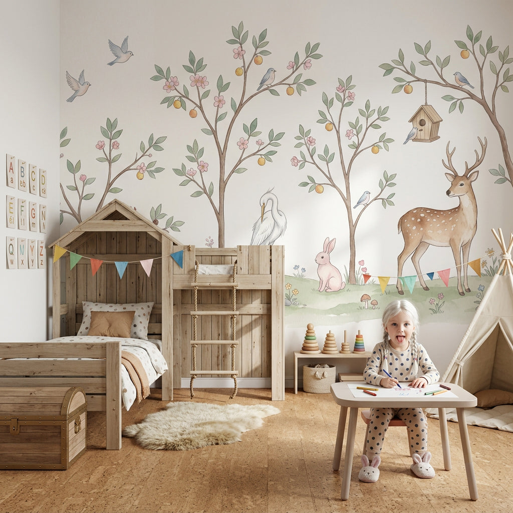 White Background Wallpaper Ivory Cream Wall Mural
