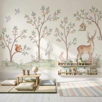 White Background Wallpaper Ivory Cream Wall Mural