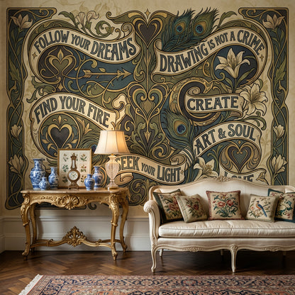 Paper Texture Wallpaper Aged Parchment Sepia Removable Wall Decor