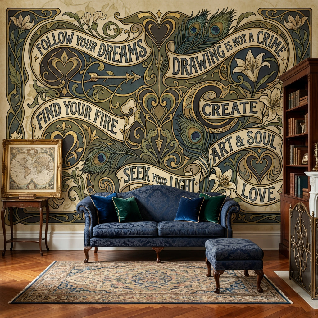 Paper Texture Wallpaper Aged Parchment Sepia Removable Wall Decor