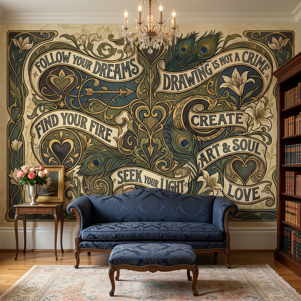 Paper Texture Wallpaper Aged Parchment Sepia Removable Wall Decor