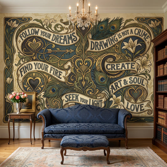 Paper Texture Wallpaper Aged Parchment Sepia Removable Wall Decor