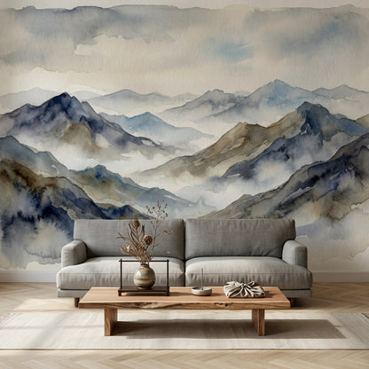 Paper Texture Wallpaper Watercolor Minimalist Wall Mural