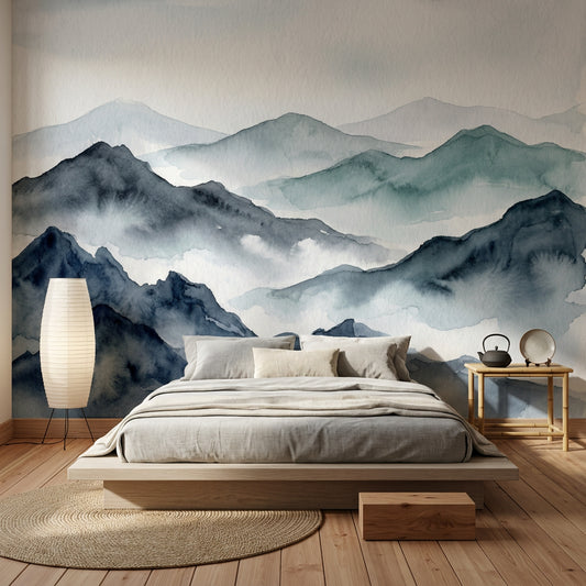 Paper Texture Wallpaper Watercolor Texture Removable Minimalist Texture Wall Decor