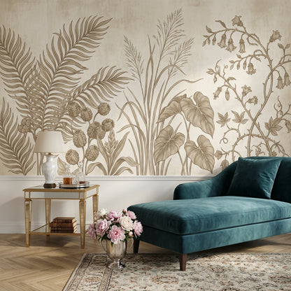 Paper Texture Wallpaper Linen Grain Removable Parchment Wall Decor