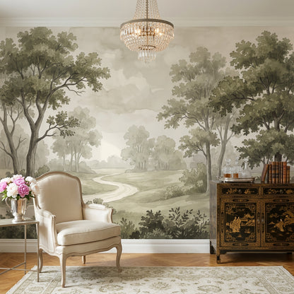 Cloudy Sky Wallpaper Overcast Gray Removable Wall Decor