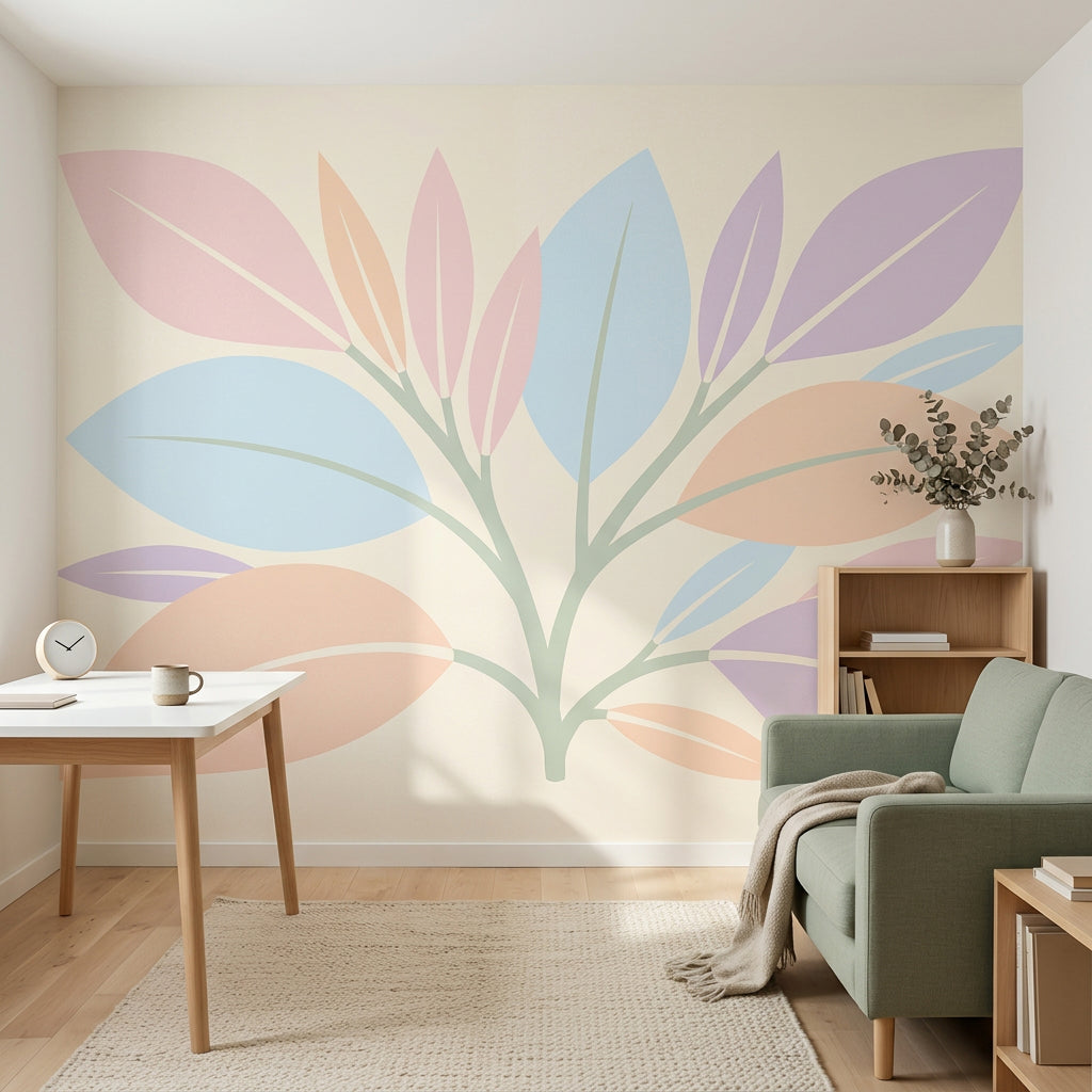 White Background Wallpaper Neutral Backdrop Removable Minimalist Wall Decor