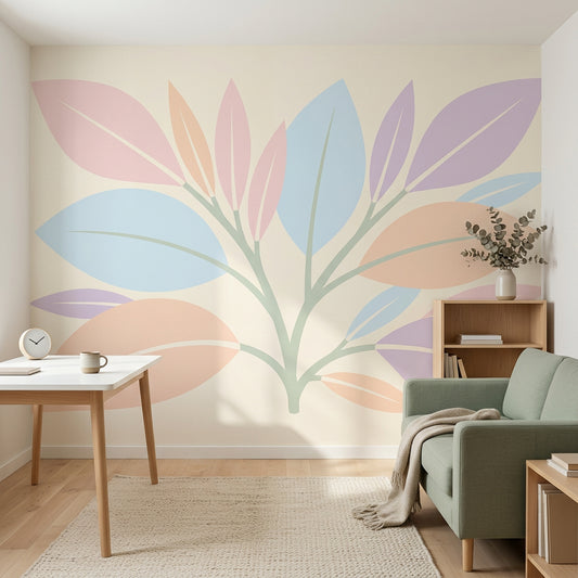 White Background Wallpaper Neutral Backdrop Removable Minimalist Wall Decor