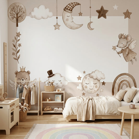 Tree Silhouette Wallpaper Woodland Nursery Wall Mural