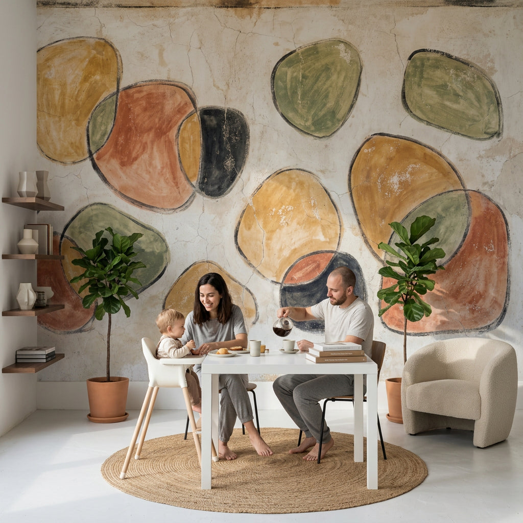Mid-Century Modern Wallpaper Modernist Retro Wall Mural