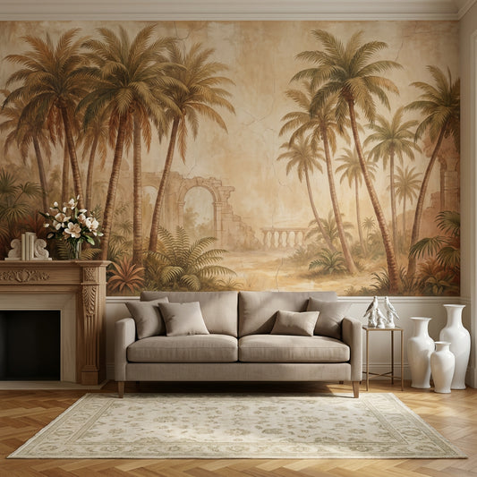 Walls Wallpaper Tropical Removable Vintage Wall Decor