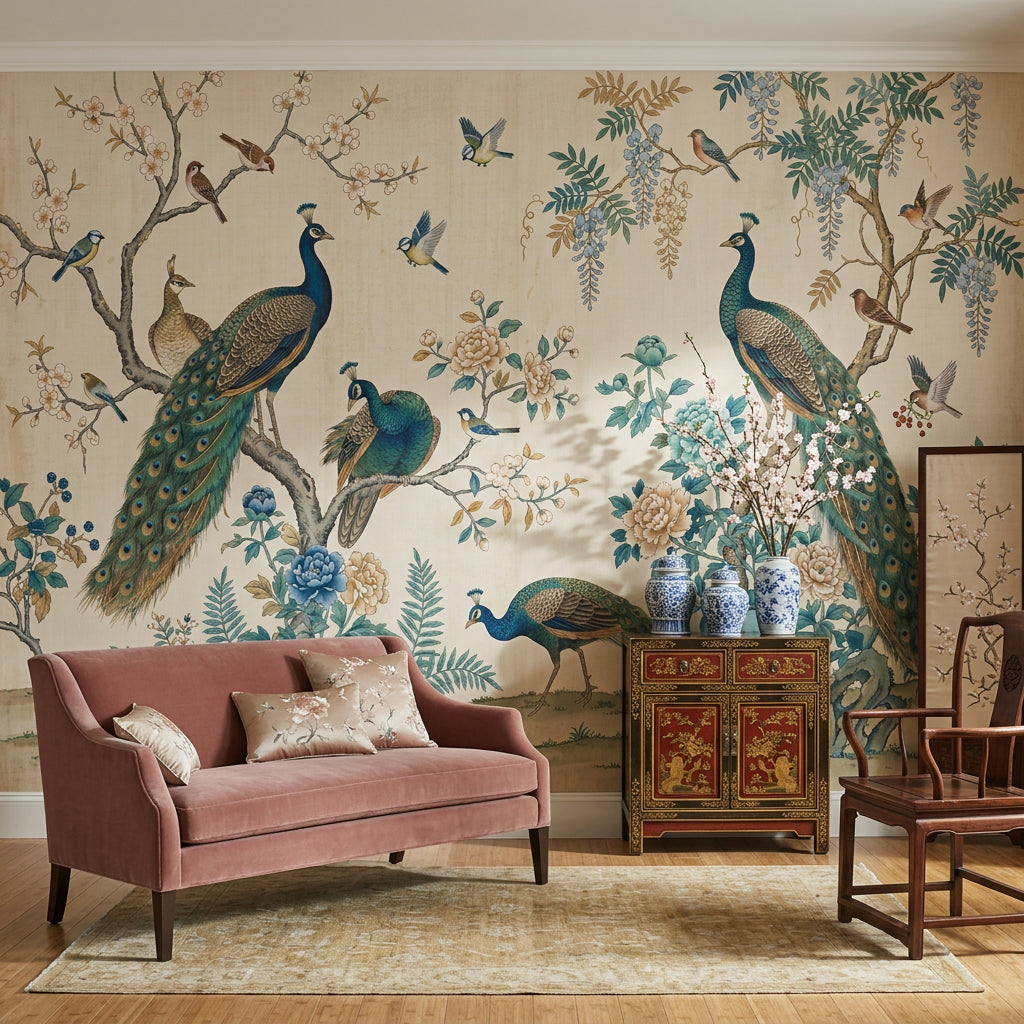 Paper Texture Wallpaper Muted Green Paper Texture Wall Mural