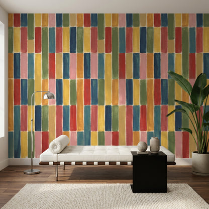 Mid Century Modern Wallpaper Mid Century Modern Removable Mid Century Modern Wall Decor