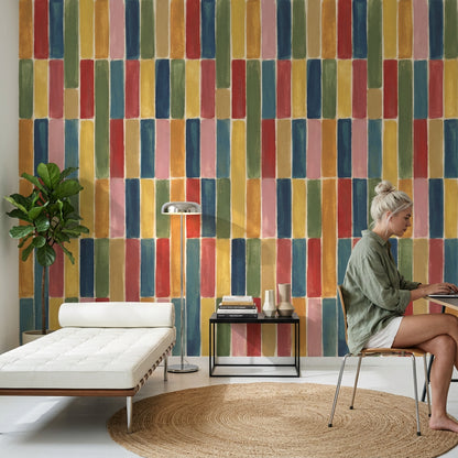 Mid Century Modern Wallpaper Mid Century Modern Removable Mid Century Modern Wall Decor