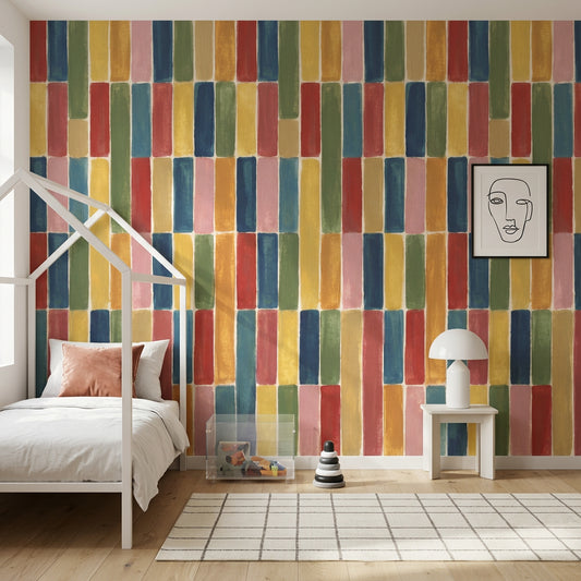 Mid Century Modern Wallpaper Mid Century Modern Removable Mid Century Modern Wall Decor