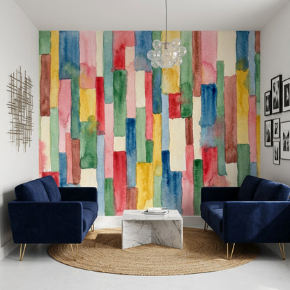 Paper Texture Wallpaper Watercolor Abstract Removable Wall Decor