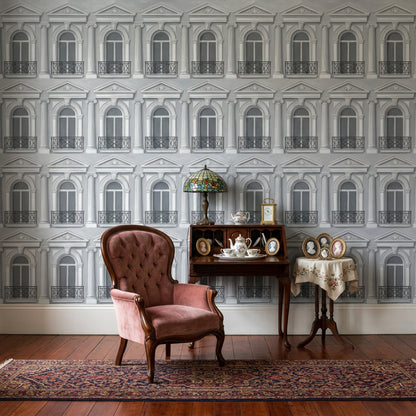 White Background Wallpaper Minimal Removable Neutral Wall Decor