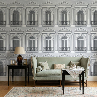 White Background Wallpaper Minimal Removable Neutral Wall Decor