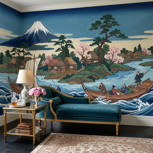 Pink Cherry Wallpaper Blossom Sakura Removable Wall Decor