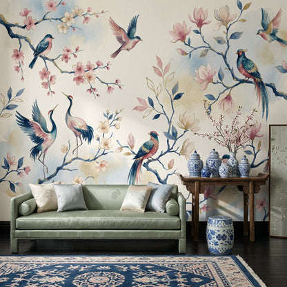 White Background Wallpaper Off White Ivory Removable Wall Decor