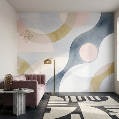 Watercolor Texture Wallpaper Painted Texture Removable Wash Texture Wall Decor