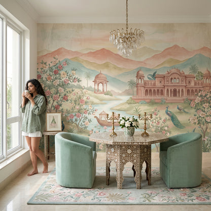 Paper Texture Wallpaper Surface Grain Matte Finish Removable Wall Decor