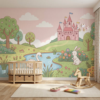 Meadow Flowers Wallpaper Wildflower Field Floral Garden Wall Mural