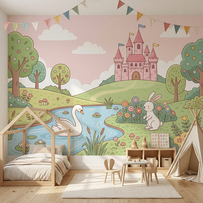 Meadow Flowers Wallpaper Wildflower Field Floral Garden Wall Mural
