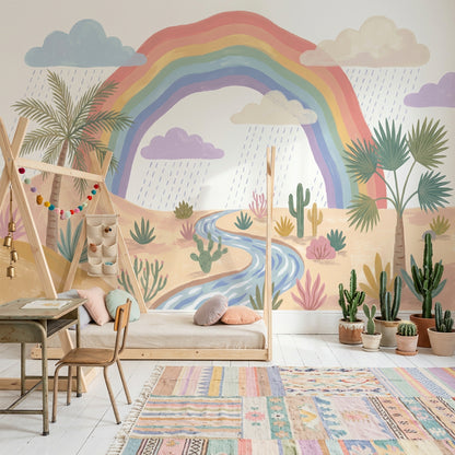 White Background Wallpaper Nursery Removable Kids Room Wall Decor
