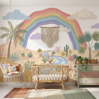 White Background Wallpaper Nursery Removable Kids Room Wall Decor
