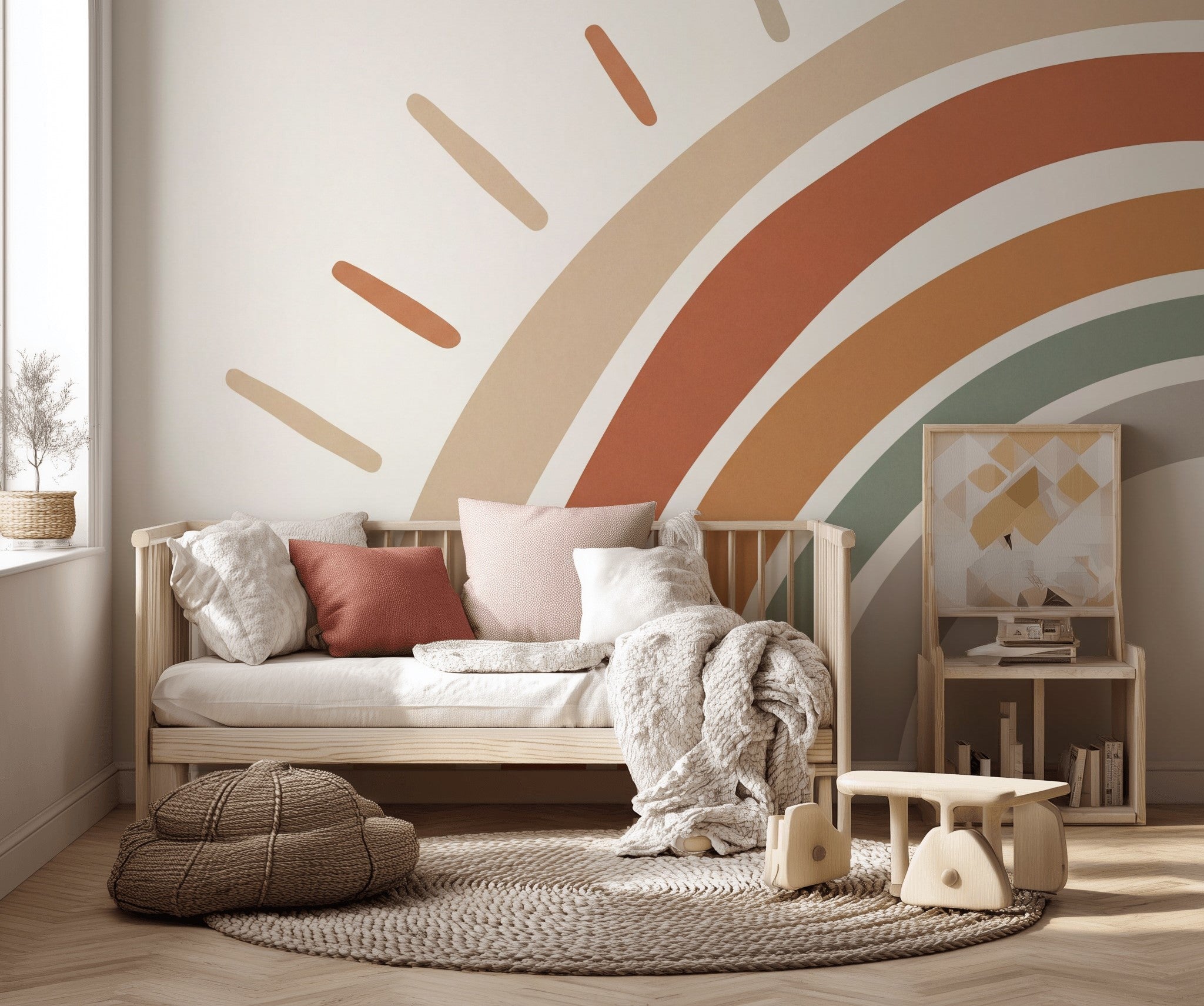 White Background Wallpaper Neutral Backdrop Removable Minimalist Wall Decor