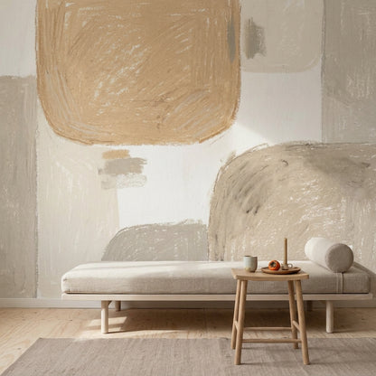 White Background Wallpaper Light Neutral Removable Minimal Wall Decor