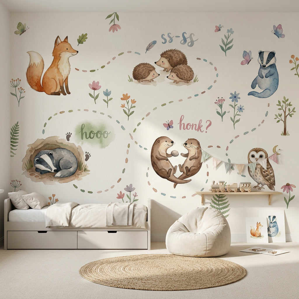 White Background Wallpaper Cream Ivory Wall Mural