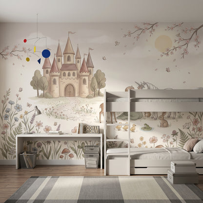 Fairytale Wallpaper Castle Storybook Removable Wall Decor