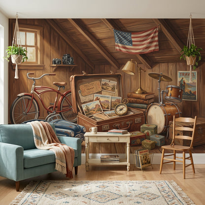 American Flag Wallpaper Walls American Flag Removable Wall Decor