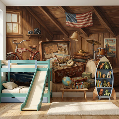 American Flag Wallpaper Walls American Flag Removable Wall Decor