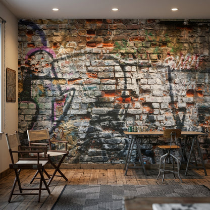 Brick Wall Wallpaper Exposed Brick Urban Brick Wall Mural