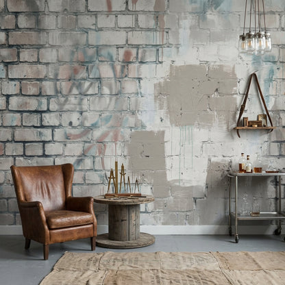 Brick Wall Wallpaper Exposed Masonry Removable Urban Loft Wall Decor