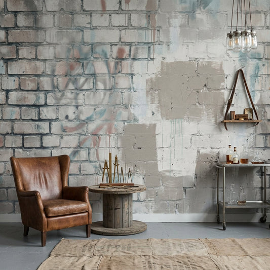 Brick Wall Wallpaper Exposed Masonry Removable Urban Loft Wall Decor