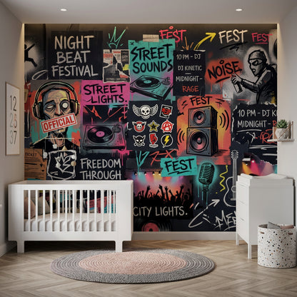 Posters Wallpaper Concert Posters Removable Street Posters Wall Decor