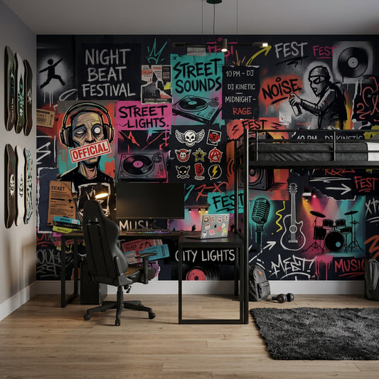 Posters Wallpaper Concert Posters Removable Street Posters Wall Decor