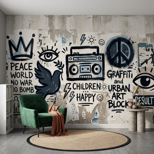 Posters Wallpaper Collage Removable Street Art Wall Decor
