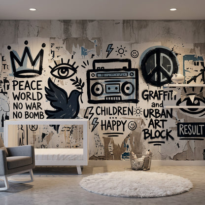 Posters Wallpaper Collage Removable Street Art Wall Decor