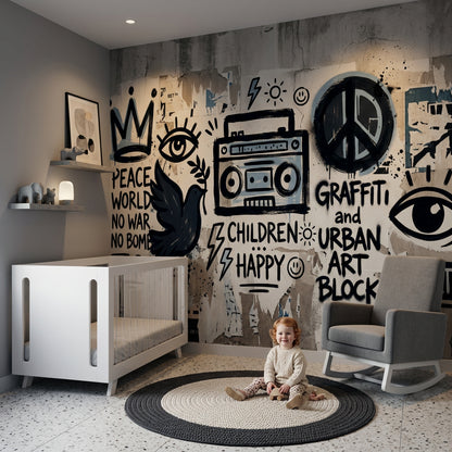 Posters Wallpaper Collage Removable Street Art Wall Decor