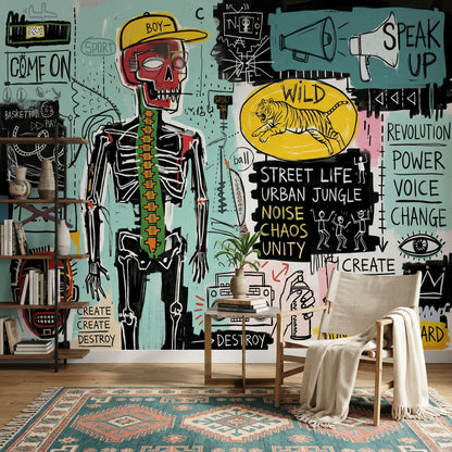 Posters Wallpaper Street Graffiti Wall Mural