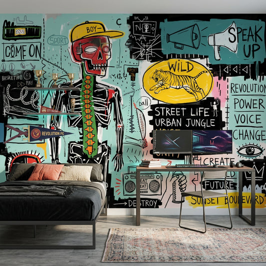 Posters Wallpaper Street Graffiti Wall Mural
