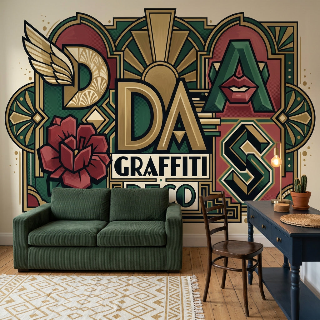 Bright Background Wallpaper Colorful Pattern Removable Wall Decor