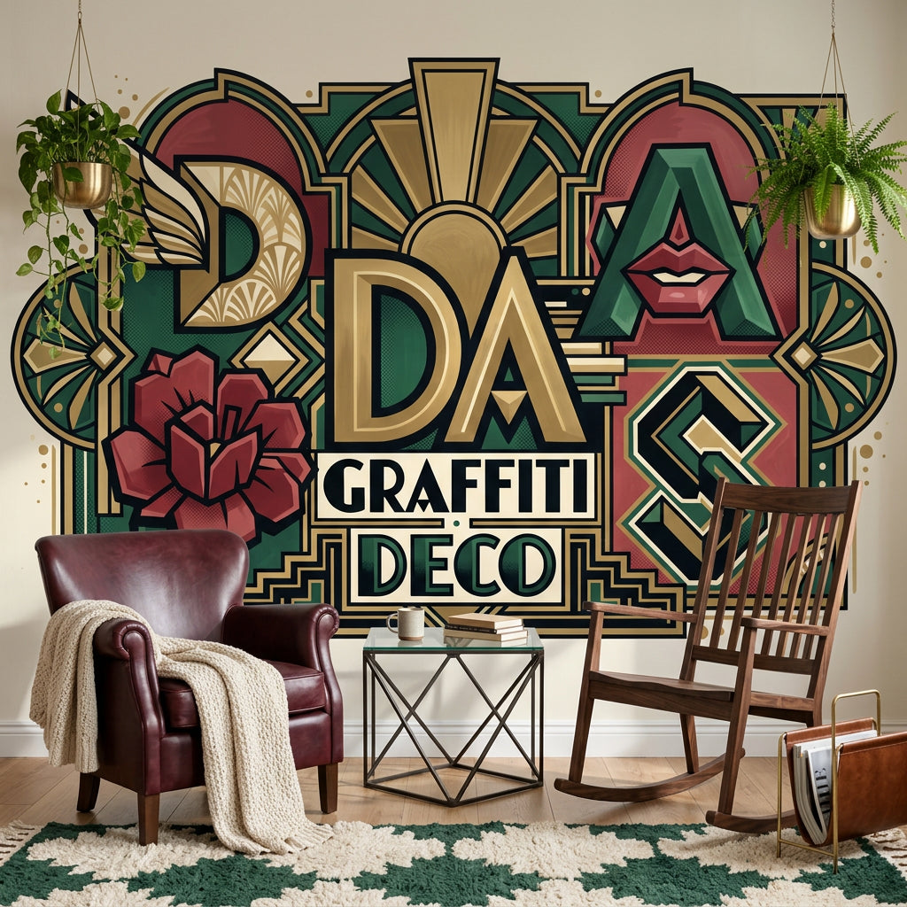 Bright Background Wallpaper Colorful Pattern Removable Wall Decor