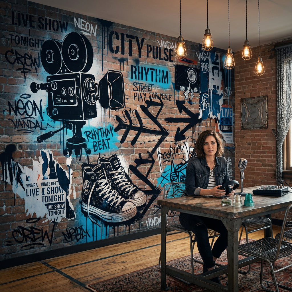 Brick Wall Wallpaper Urban Brick Exposed Brick Removable Wall Decor